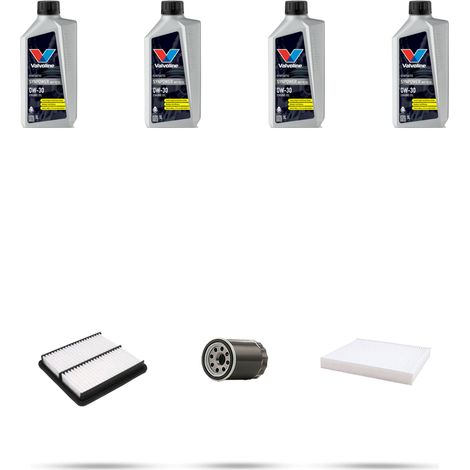 Kit tagliando 3 FILTRI e 4L OLIO compatibile con Honda Jazz IV 1.3 75kw dal 2015 (1/5)