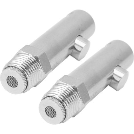 2pcs abreuvoir cochon débit constant inox G1/2 filetage externe, buveur automatique pour truies et porcelets, acier inoxydable robuste (1/5)