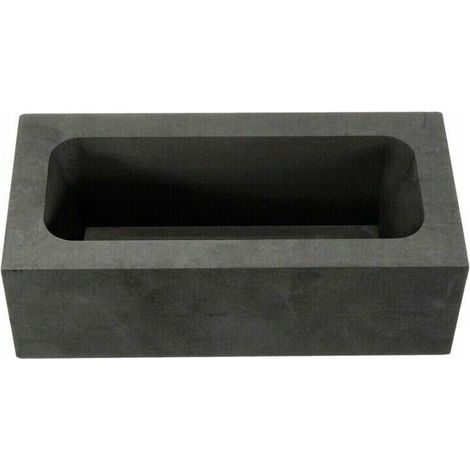 VURAHOME - Moule en Graphite Lingots Fonte Coulée Cuivre Forme pour Or Argent Fonderie - 55x37x20mm, Or 150g silver 80g