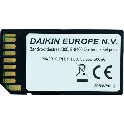 DAIKIN  WLAN SD-Karte zur Verbindung einer Wärmepumpe mit einem WLAN, BRP069A78