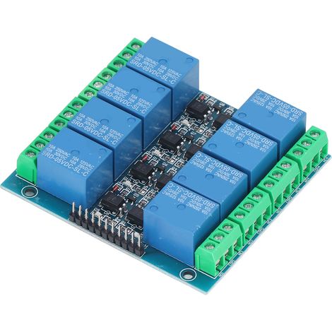 8-Kanal 5V 10A Relaismodul mit EL817 Optokoppler, optisch isolierte Relaisplatine, Schaltregler für Arduino, 8-Wege-Relaisfeld. (1/5)