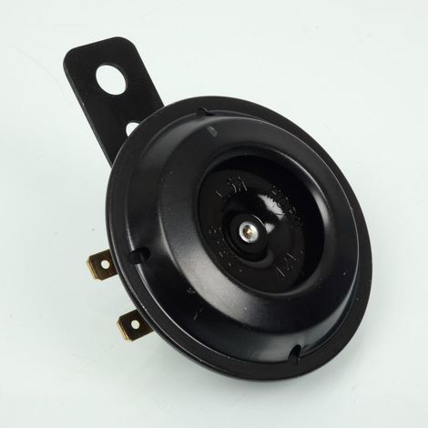 Hupe sifam rund 12v dc 105db Ø70mm schwarz für motorrad neu (1/4)