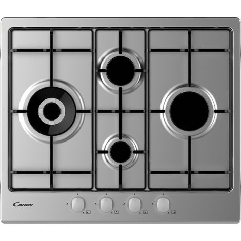 Candy Idea CHW6D4WX. Colore del prodotto: Acciaio inox, Posizionamento dell'apparecchio: Da incasso, Dimensione della larghezza del piano cottura: 60 cm. Certificazione: CE. Tipo di controllo: Mano... (1/5)