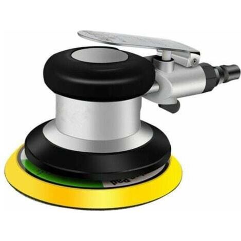 Professionnel Ponceuse excentrique à air comprimé, polisseuse pneumatique à double action haute performance mini avec, 9500tr/min, (1pcs, 125mm) (1/5)
