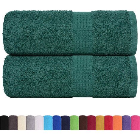 Toallas de mano 2 unidades RANA Verde 30x30 cm 100% Algodón vidaXL