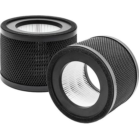 Lntyq TT-AP001 2er-Pack Ersatzfilter, kompatibel mit TaoTronics TT-AP001 Luftreiniger und VAVA VA-EE014 Luftreiniger (1/5)