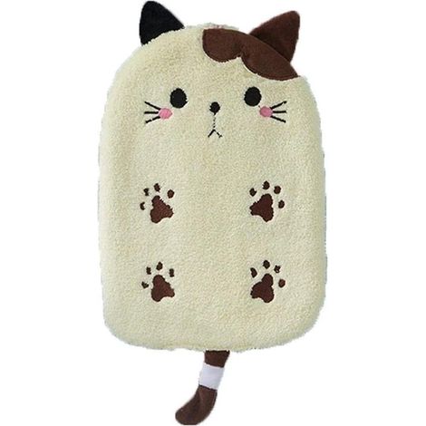 essuyez Les Mains De Serviette Cartoon Chat Broderie Mouchoir Absorbant Une Serviette Schage Rapide Pour Des Fournitures De Cuisine Murales Domes (1/5)