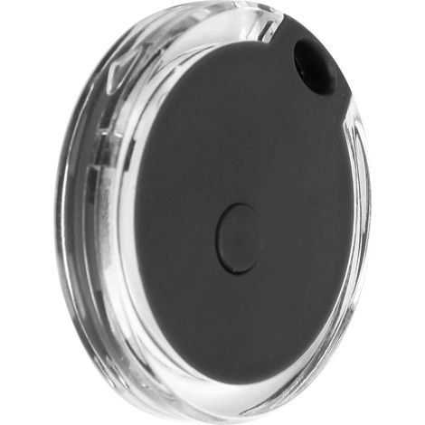 Localisateur intelligent anti-perte avec alarme et rappel pour enfants, animaux de compagnie, clés, portefeuille, voiture, chien, chat, sac, bagages pour iOS et Android (noir) (1/5)