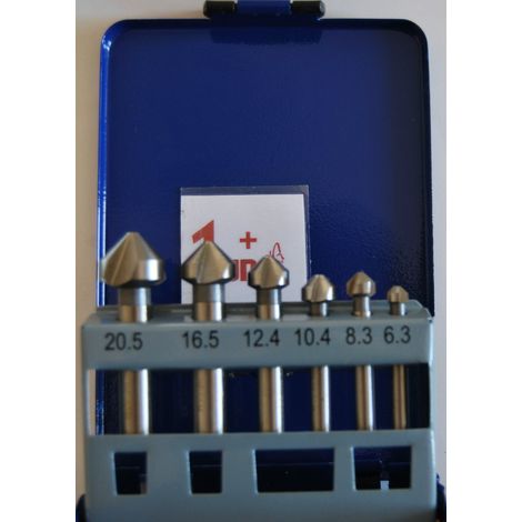 FRESA FRESE SVASATORE SVASATORI PER TORNIO TRAPANO SVASATRICE 6pz 6,3 - 20,5 mm 987