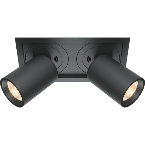 Maytoni Hidden Faretto da incasso doppio nero 3000K 1400lm (1/5)