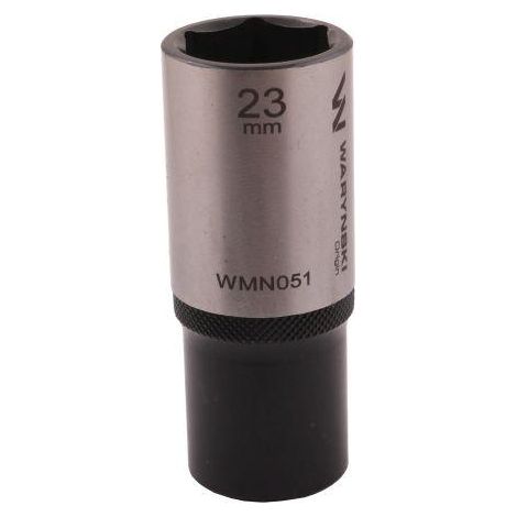Presa esagonale 1/2". 23 mm. lungo. CrV50BV30. DIN 3124. Waryński (1/4)