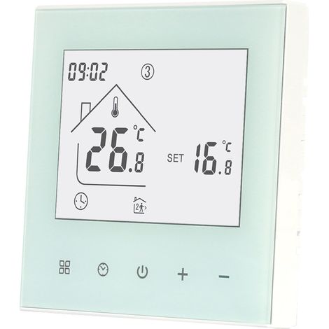 Digitales, energiesparendes WLAN-Thermostat für Fußbodenheizung – Temperaturregler kompatibel mit (Amazon Alexa, Google Assistant) (1/4)