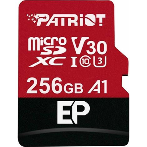 Carte mémoire Patriot Memory PEF256GEP31MCX 256 Go MicroSDXC Classe 10 (1/2)
