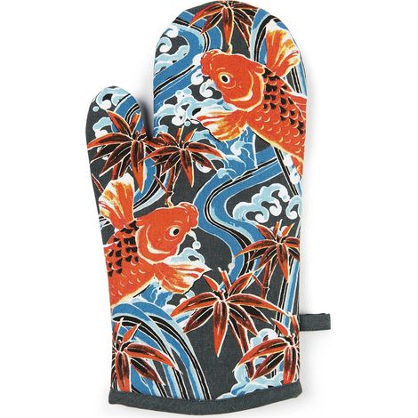 Excelsa Kimono Guanto da Forno, Taglia Unica, Fodera 100% Cotone, Imbottitura in Poliestere (1/2)