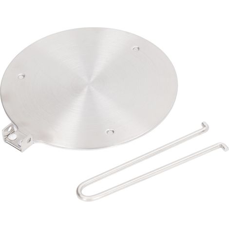Assiette de cuisson induction 24cm, adaptateur pour plaque induction, disque conducteur magnétique transfert chaleur (1/5)