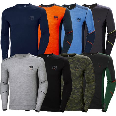 Tee-shirt thermique lifa merino Noir T.XL - HELLYHANSEN - 75106 (1/5)