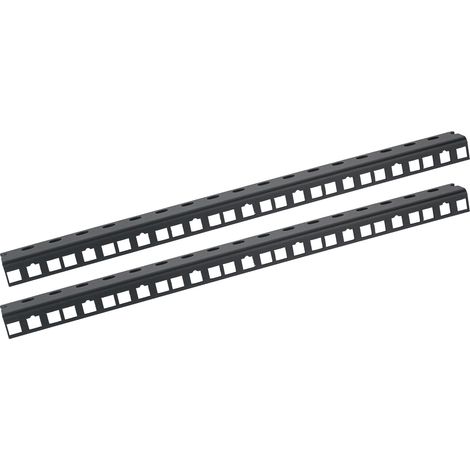 HMF 66809-02 Rackschiene für Serverschrank, 9U, 10 Zoll, Schwarz (1/3)