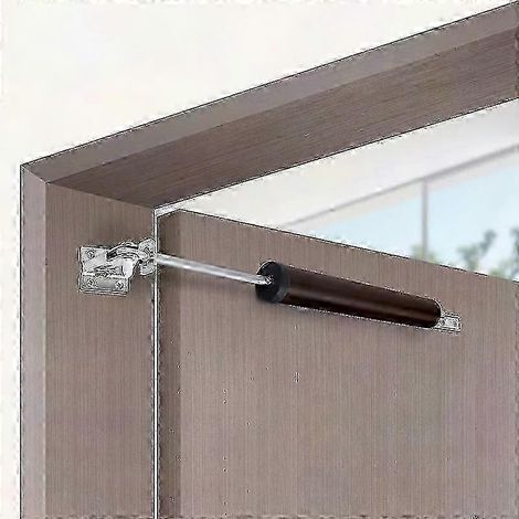 Amortisseur de porte 90° avec arrêt de position, fermeture douce réglable, butée de fin de course pour meubles et armoires (1/5)