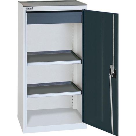 Stumpf Werkzeug- und Materialschrank 3000, RAL 7035/7016, 1 Schublade, 2 Wannen (1/5)