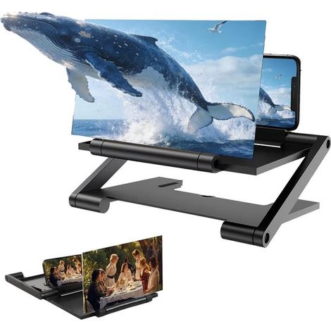Lente d'ingrandimento per schermo, proiezione 3D HD dello schermo del cellulare, 1 pezzo (1/5)