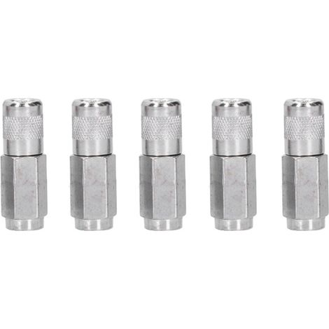 5 Pièces coupleur de pistolet à graisse Buses plates de pistolet à graisse résistant à l'usure durable pour l'entretien de l'équipement embouts pour pompe à graisse pistolet de graissage