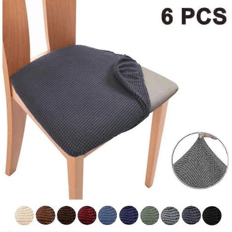 Set di 6 coprisedie per sedie da sala da pranzo e da cucina. (1/4)