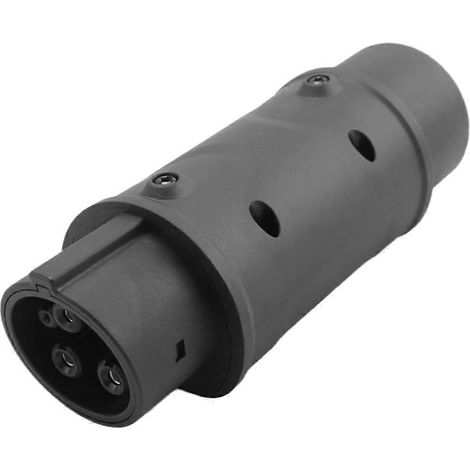 Adaptateur SAE IEC 62196 2 vers J1772 Type 1 pour chargeur de véhicules électriques (connecteur unilatéral) (1/5)