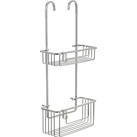 CESTO DUCHA DOBLE CON COLGADOR PARA GRIFO (1/4)