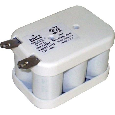 Batterie 7.2V 6 VTD NiCd Flasque Saft (124966)