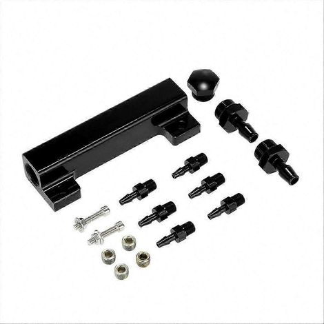 Kit de soupape de dérivation de turbocompresseur avec bloc collecteur d'échappement et d'admission de carburant 1/8 NPT (1/4)