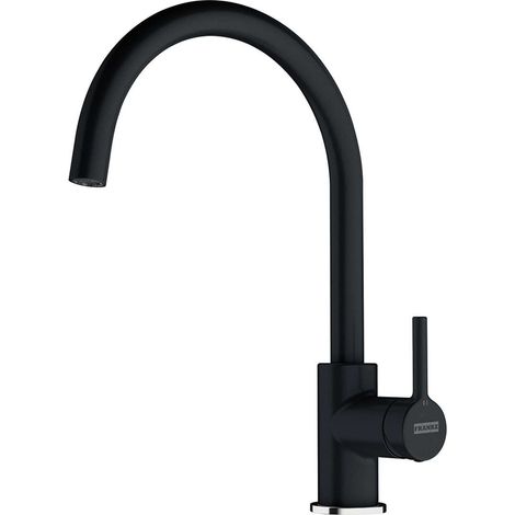 Franke Lina XL. Tipo di beccuccio: Standard, Colore del prodotto: Nero, Materiale del rubinetto: Ottone. Altezza sopra la superficie di fissaggio (max): 33 cm, Distanza tra foro di f... - 115.0626.020 (1/5)