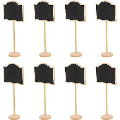 Lot de 10 petits panneaux ardoise (1/3)