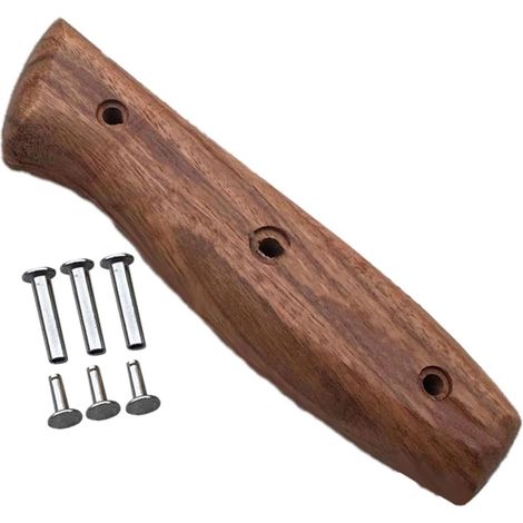 Knife Handle, Wooden Knife Repair, Knife Making Accessory, Comfortable Handle, Meat Cutting Handle (1/5)