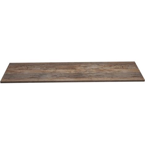 Plateau meuble sous vasque Rosario Oak - Marron - L 180,4 x l 47 - Livraison gratuite (1/4)