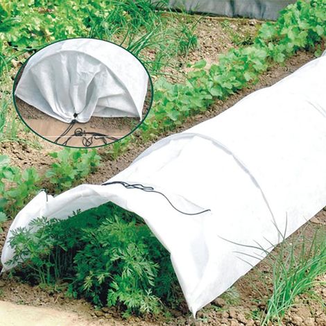 Tunnel de jardin 3 m – Voile polaire – Cloche culture – Protection légumes – Anti-insectes – Rangement (1/4)