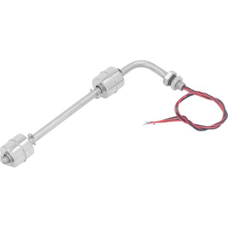 Capteur de niveau d'eau à flotteur en acier inoxydable pour pompe de piscine, aquarium, bassin, 0-110 V CA/CC, longueur 200 mm (1/5)