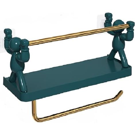 Mandrin de perceuse Étagères Murales Salle deBain, étagères à épices pour la Cuisine, Rangement Maquillage Salle deBain, étagères Amovibles sans Trous, pour la Salle deBain, la Cuisine et Les Toilette (1/4)