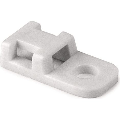 Hellermann Tyton Schraubsockel CTAM1-PA66-WH 20,4 x 10,2mm weiß 100 Stk (1/4)