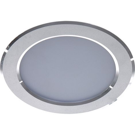 Spot encastré rond chrome LED 12W 4000K Italux Luxram (1/2)