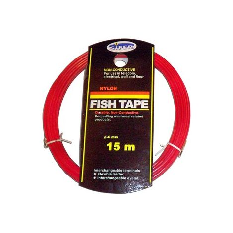 sifer guia pasacables nylon electricidad ø 4 mm x 15 mt 2315nl (1/2)