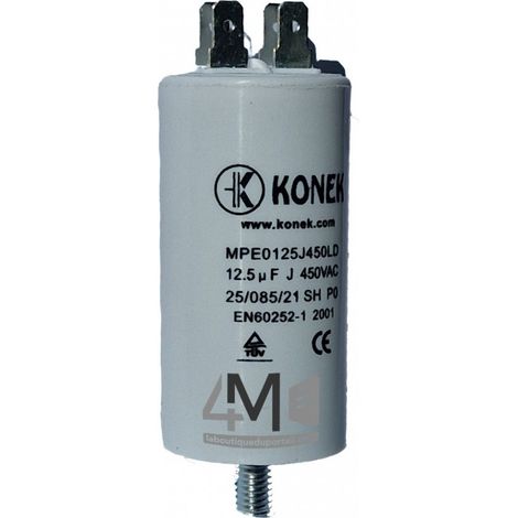 Condensateur Démarrage Moteur 12.5 µF / 450 V