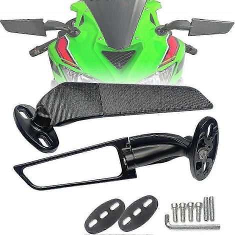 Rétroviseur latéral invisible pour moto compatible avec les modèles Ninja 650, 2026, Ninja 500 et Ninja 400/300.