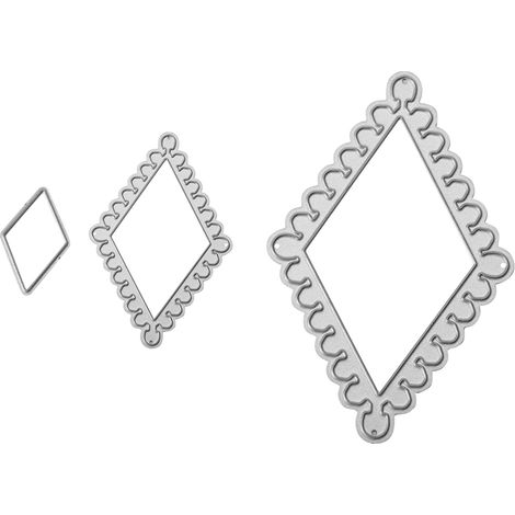 Dies De Découpe En Acier Au Carbone - Pour Scrapbooking Et Embossage - Compatible Machines Manuelles - Lot De 1 (1/5)