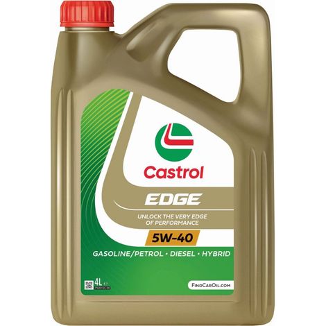 ACEITE DE CASTROL 5W40 4L EDGE TITANIUM /SN/CF/C3/ 229.31 229.51 226.5 / 505.00 505.01 / OV 040 1547-D40 / WSS-M2C917-A / RN0710 / 9.55535-S2