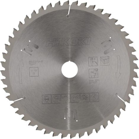 Lame de scie Hikoki 4100024 255x30 mm Z48 (1/2)
