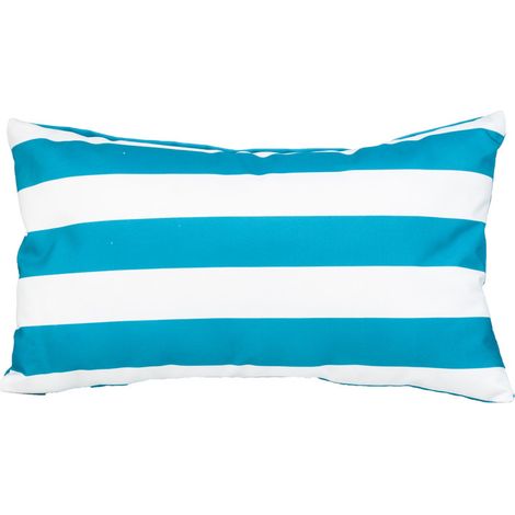 Gardenista - Coussin rectangulaire extérieur, Résistant à l'eau Motifs Oreillers pour meubles de jardin, 30x50 cm Coussin chaise décoratif pour Terrasse - Sarcelle (1/5)