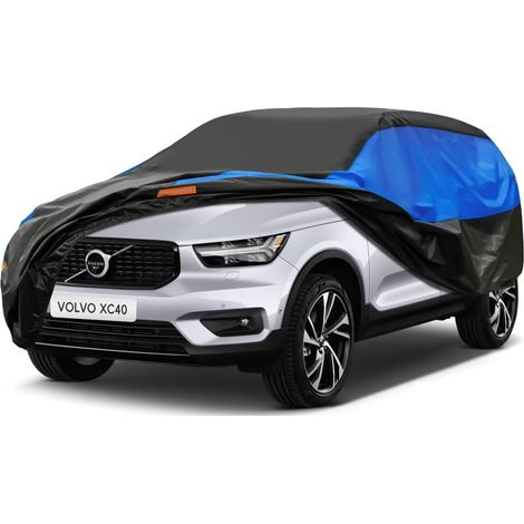 Bâche Voiture Exterieur Respirante, Compatible avec Volvo XC40(2018-2024) Housse de Protection Voiture Extérieur, Toutes Saisons Peuvent Tout Gérer Contre Pluie Soleil Poussière.,Taille pour Volvo XC4 (1/5)