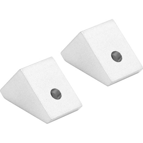 2 innere Aluminium-Eckwinkel für rechtwinklige Dreieckssitzfläche 320400010002 15x19 mm (1/5)