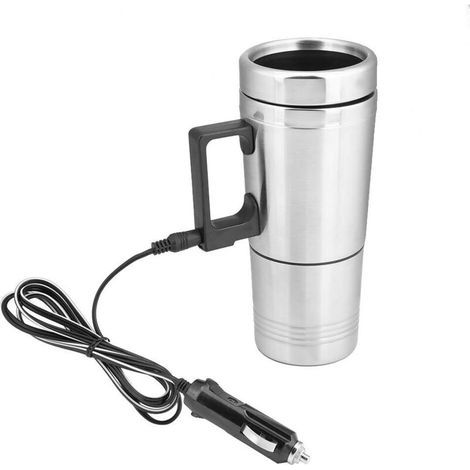 Bouilloire électrique de voiture 300ml 12V – Acier inoxydable – Ébullition rapide pour café et thé – Tasse amovible incluse – (1/5)