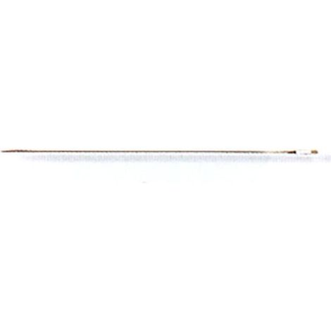 aguja saquera. acero. recta. longitud 5 pulgadas. diámetro 2mm